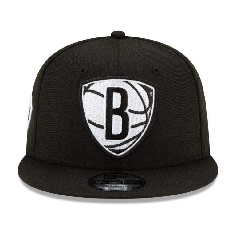 New Era 9Fifty Brooklyn Nets 2021 NBA Draft Black Snapback Hat Front New Era 9Fifty Brooklyn Nets 2021 NBA Draft Black Snapback Hat Front