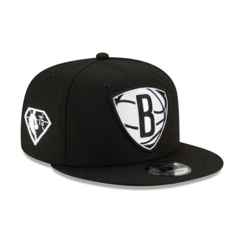 New Era 9Fifty Brooklyn Nets 2021 NBA Draft Black Snapback Hat New Era 9Fifty Brooklyn Nets 2021 NBA Draft Black Snapback Hat Front Left