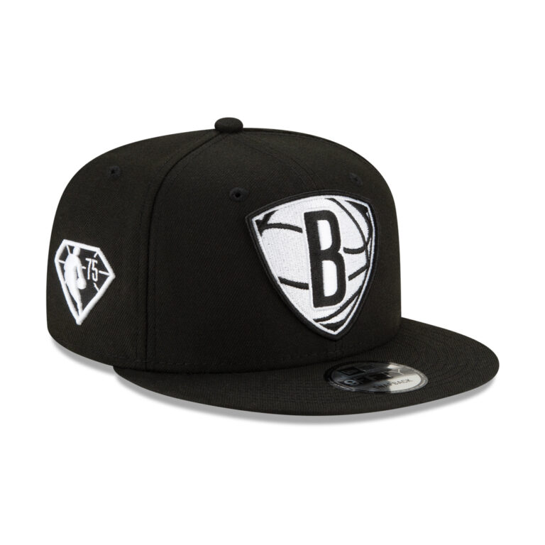 New Era 9Fifty Brooklyn Nets 2021 NBA Draft Black Snapback Hat Front Left New Era 9Fifty Brooklyn Nets 2021 NBA Draft Black Snapback Hat Front Left