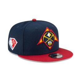 New Era 9Fifty Denver Nuggets 2021 NBA Draft Navy Cardinal Snapback Hat