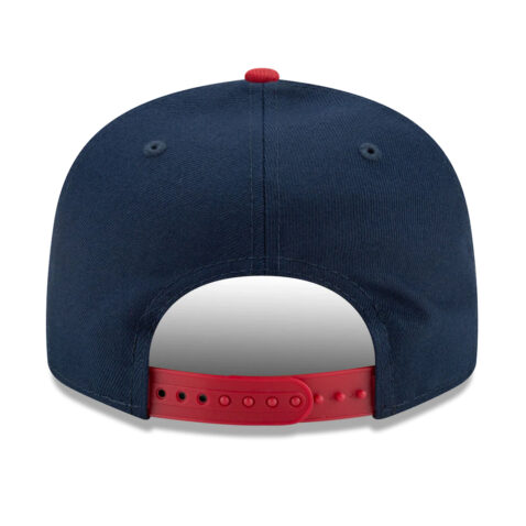 New Era 9Fifty Denver Nuggets 2021 NBA Draft Navy Cardinal Snapback Hat Rear