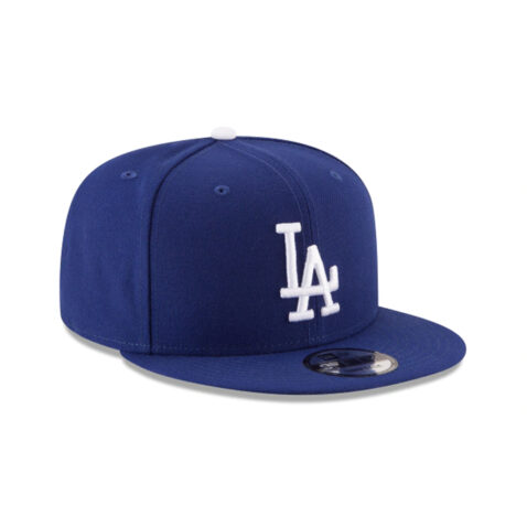 New Era 9Fifty Los Angeles Dodgers Basic Snapback Dark Navy Front Left