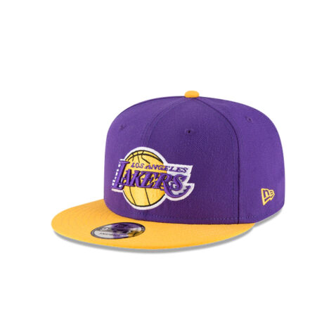 New Era 9Fifty Los Angeles Lakers Basic Two Tone Snapback Purple Gold New Era 9Fifty Los Angeles Lakers Basic Two Tone Purple Gold Front Right
