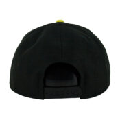 New Era x Nickelodeon 9Fifty Spongebob Squarepants Pose Black Yellow Adjustable Snapback Hat Rear