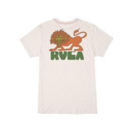 RVCA Peace Lion Short Sleeve T-Shirt Antique White