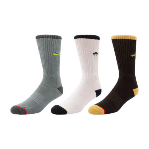 Salty Crew Fishsticks 3-Pack Sock Assorted