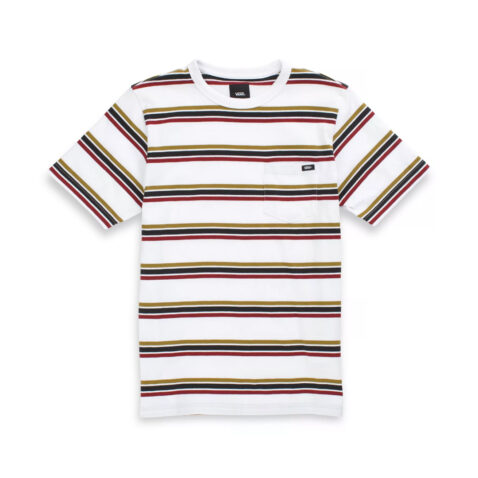 Vans Gibbs Stripe Short Sleeve T-Shirt White