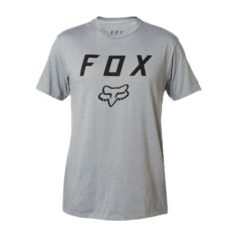 FOX Legacy Moth Short Sleeve T-Shirt Heather Graphite