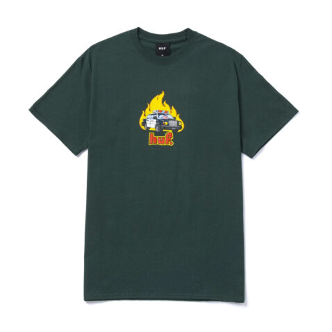 HUF Roasted Short Sleeve T-Shirt Dark Green