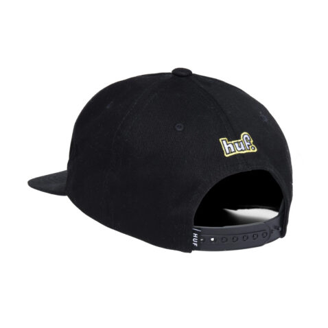 HUF Roasted Unstructured Snapback Hat Rear