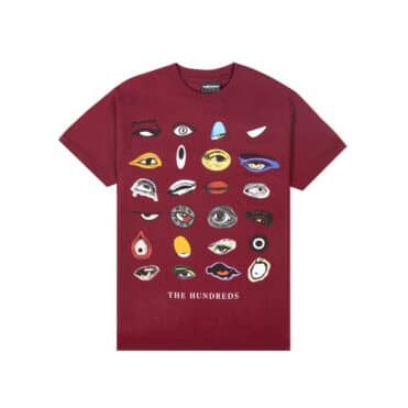 The Hundreds Vision T-Shirt Burgundy