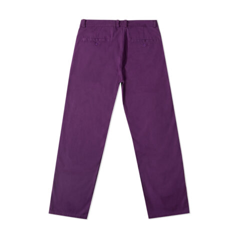 The Hundreds x Dark Knight Gotham Times Pant Eggplant Hundreds x DK Gotham Times Pant Eggplant Rear