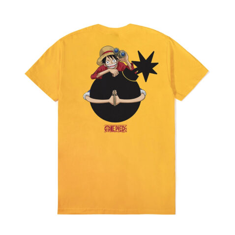 Hundreds x One Piece Luffy T-Shirt Gold Rear