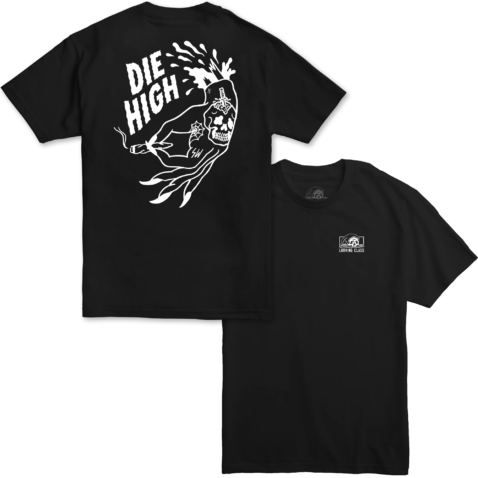 Lurking Class Die High T-Shirt Black-White