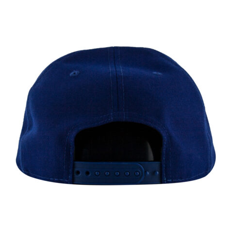 New Area 9Fifty Los Angeles Dodgers Wave Snapback Hat Dark Royal Blue Rear