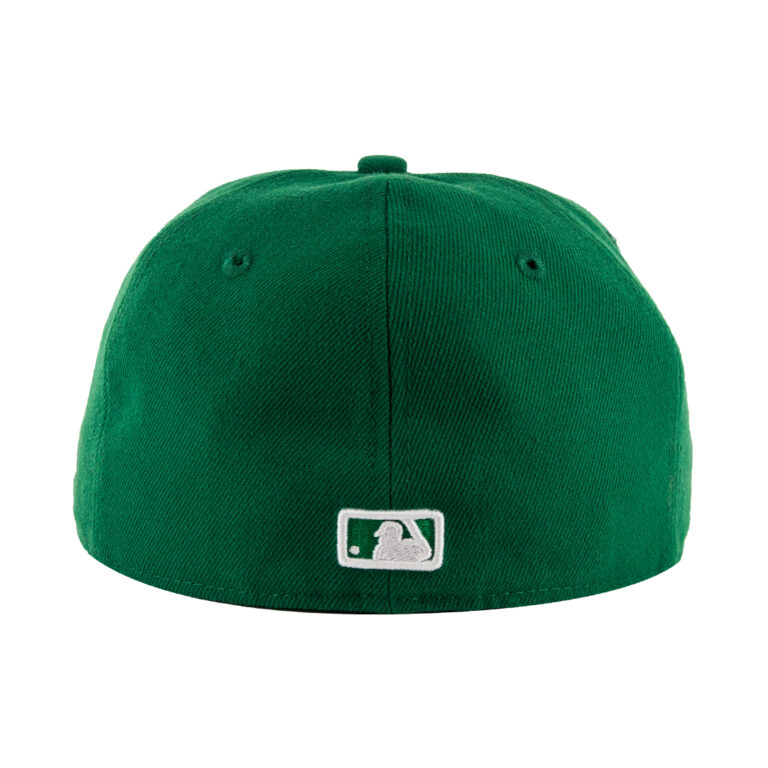 New Era 59Fifty San Diego Padres KG WH Fitted Hat Kelly Green White Rear New Era 59Fifty San Diego Padres KG WH Fitted Hat Kelly Green White Rear