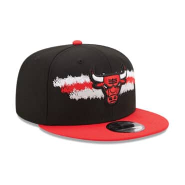 New Era 9Fifty Scribble Chicago Bulls Snapback Hat Black-Red