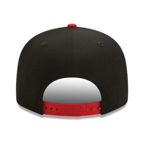 New Era 9Fifty Scribble Kansas City Chiefs Snapback Hat Black-Red Rear