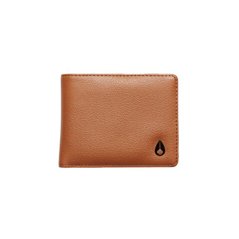 Nixon Cape Vegan Leather Wallet Saddle 1