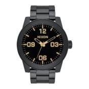 Nixon Corporal SS Watch Matte Black-Gold Front