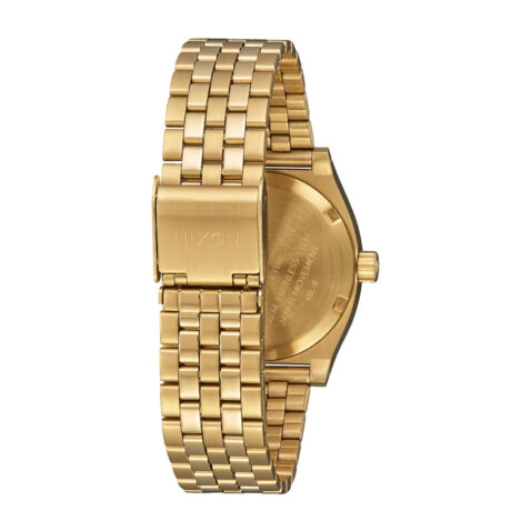 Nixon Medium Time Teller Watch All Gold Rear