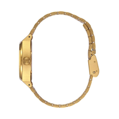 Nixon Medium Time Teller Watch All Gold Side