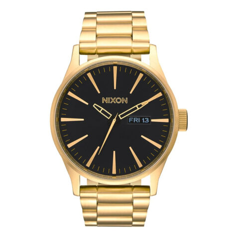 Nixon Sentry SS Watch All Gold-Black Front