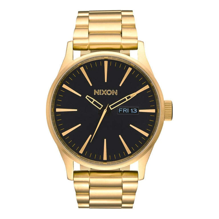 Nixon Sentry SS Watch All Gold-Black Front