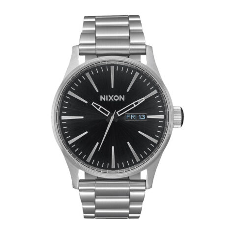 Nixon Sentry SS Watch Black Sunray Front
