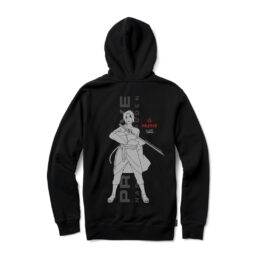 PRMTV x Naruto Sasuke Blade Hooded Sweatshirt Black