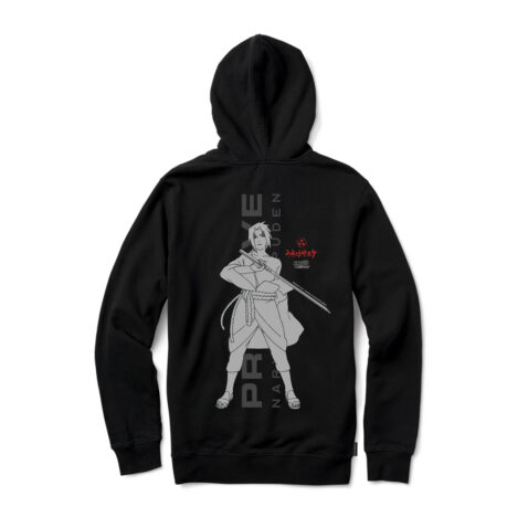 PRMTV x Naruto Sasuke Blade Hooded Sweatshirt Black