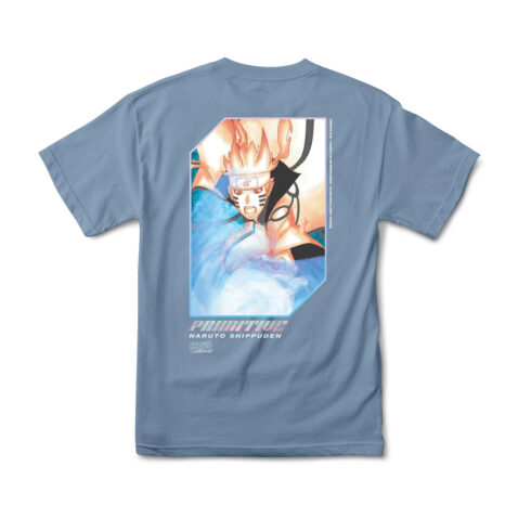 PRMTV x Naruto Six Paths Short Sleeve T-Shirt Slate
