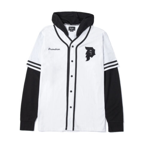 Primitive Two-Fer Baseball Jersey White Front