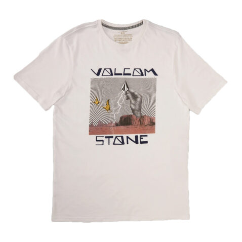 Volcom Stone Strike Short Sleeve T-Shirt White Front