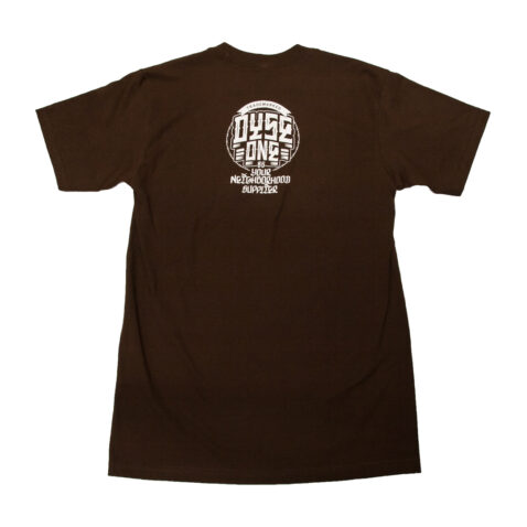 Dyse One SD Raised T-Shirt Brown Rear