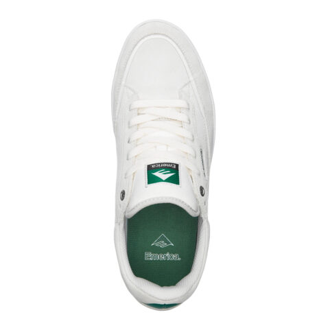 Emerica Gamma Shoe White Green Gum Emerica Gamma Shoe White Green Gum Top