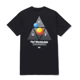 HUF Video Format TT Short Sleeve T-Shirt Black Rear
