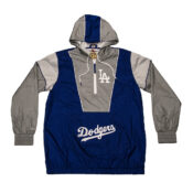Mitchell & Ness Highlight Reel Los Angeles Dodgers Windbreaker Jacket Royal Blue Front