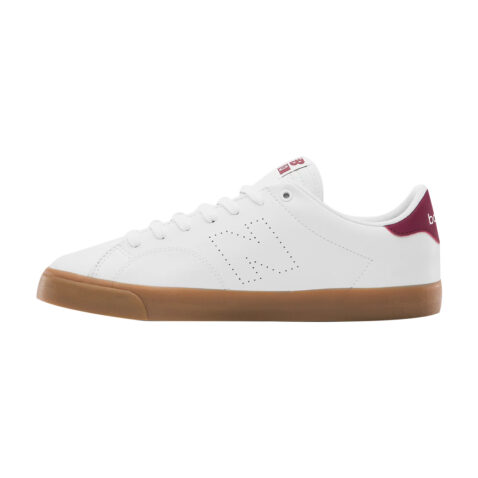 New Balance AM210 White Burgundy Left