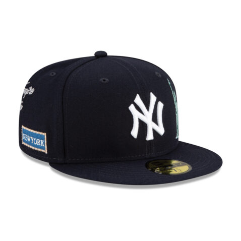 New Era 59Fifty New York Yankees City Transit Fitted Hat Dark Navy New Era 59Fifty New York Yankees City Transit Fitted Hat Dark Navy Front Left