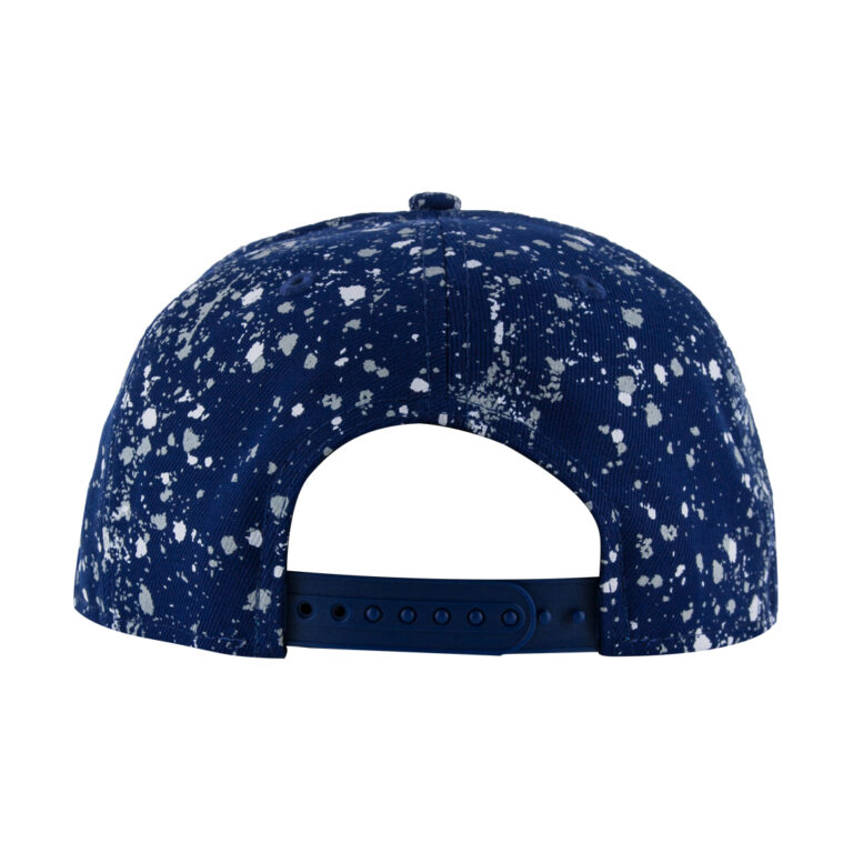 New Era 9Fifty Los Angeles Dodgers Splatter Snapback Hat Dark Royal Blue Rear New Era 9Fifty Los Angeles Dodgers Splatter Snapback Hat Dark Royal Blue Rear