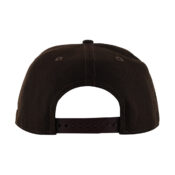 New Era 9Fifty San Diego Padres Shapes Snapback Hat Burnt Wood Brown Gold Rear
