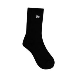 New Era Logo Crew Socks 2 Pack Black