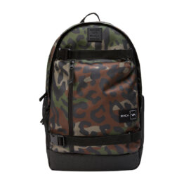 RVCA Curb Skate Backpack Jungle Green Front