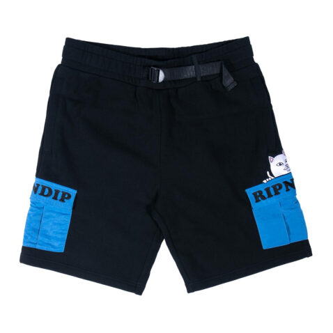 Ripndip Beverly Nylon Cargo Short Blue Front