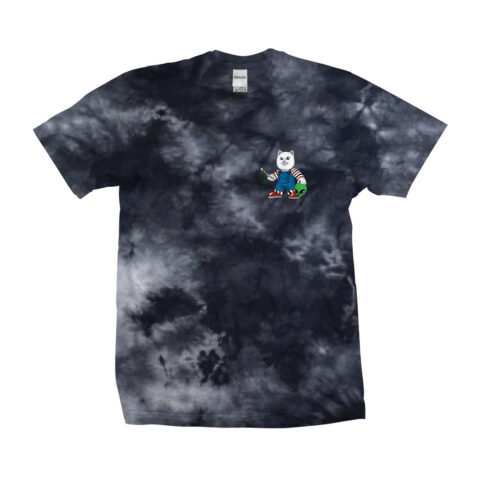 Ripndip Childs Play Short Sleeve T-Shirt Black Lightning Wash Front
