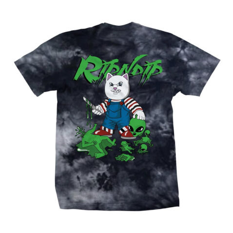 Ripndip Childs Play Short Sleeve T-Shirt Black Lightning Wash Rear