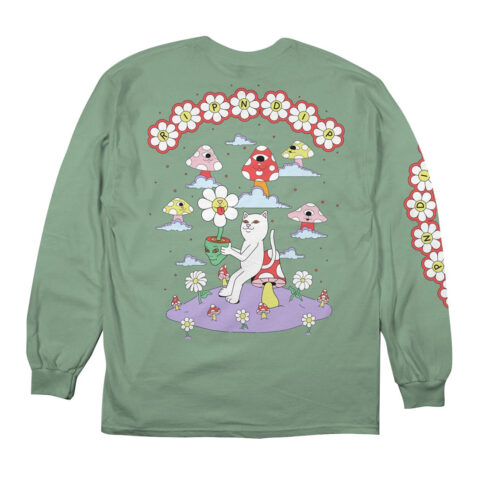 Ripndip Plant Based Long Sleeve T-Shirt Pistachio