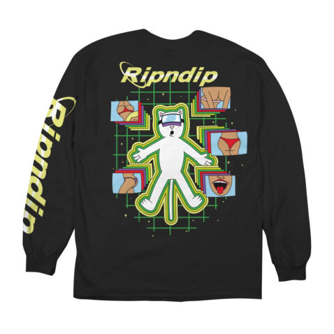 Ripndip Virtual Nermality Long Sleeve T-Shirt Black