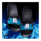 Ripndip Welcome to Heck Slides Black-Blue Top